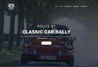 De landingspagina van een web applicatie gemaakt door Peak Web Apps.
